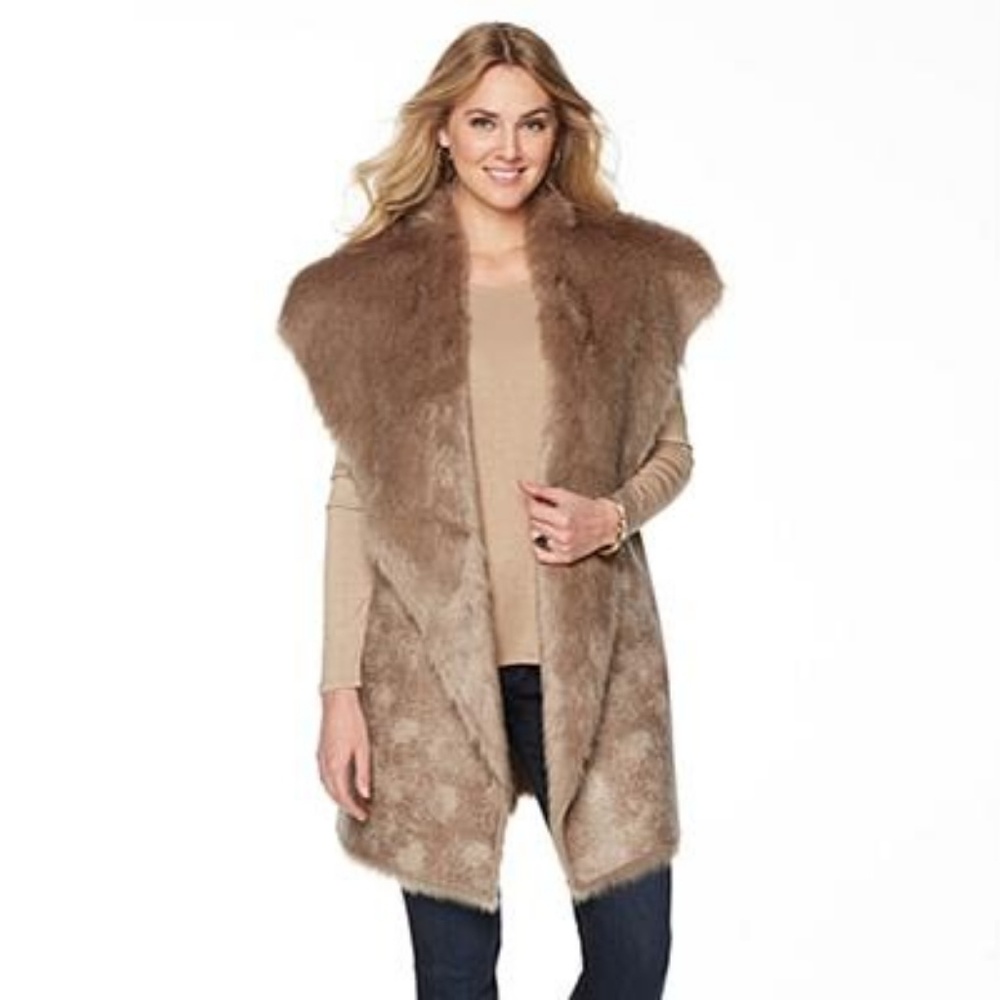 Trolls NeNe Leakes Distressed Fab Faux Fur Suede